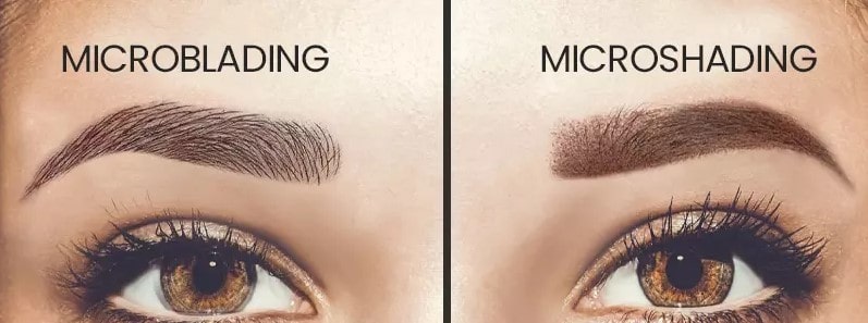 différence entre microblading et microshading