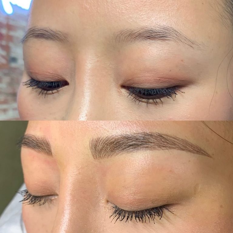 Microblading photos avant / après les plus belles transformations des sourcils